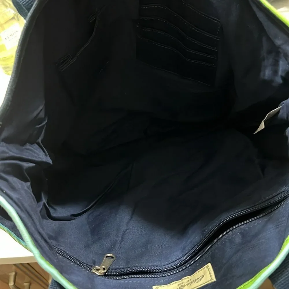 EUC Eddie Bauer Striped Diaper Bag – 100% Cotton